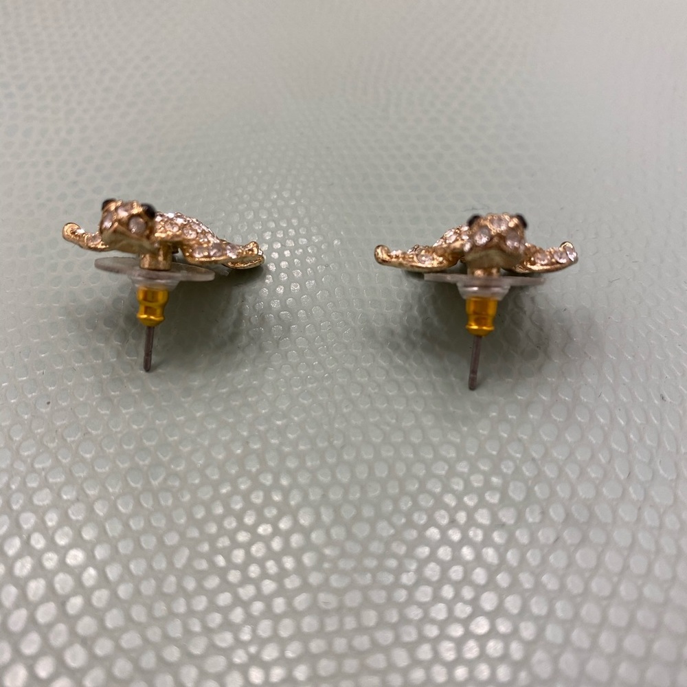 Turtle earrings - Picture 2 of 3